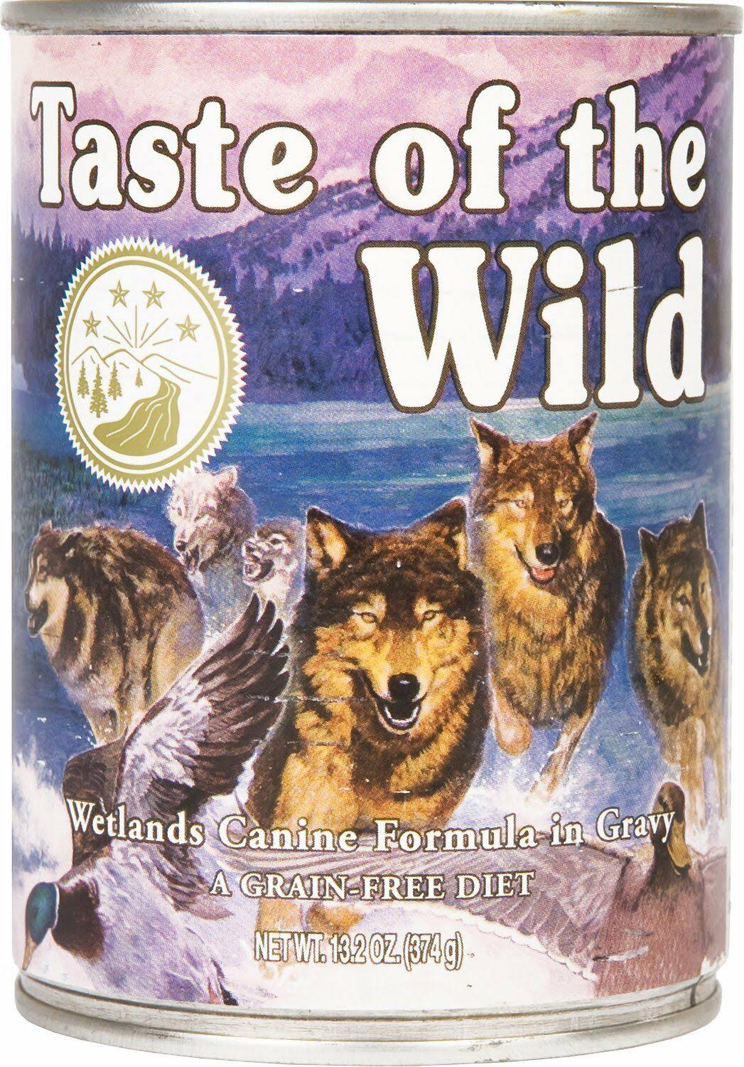 Taste of The Wild Dog Wetlands in Gravy 374g x 12