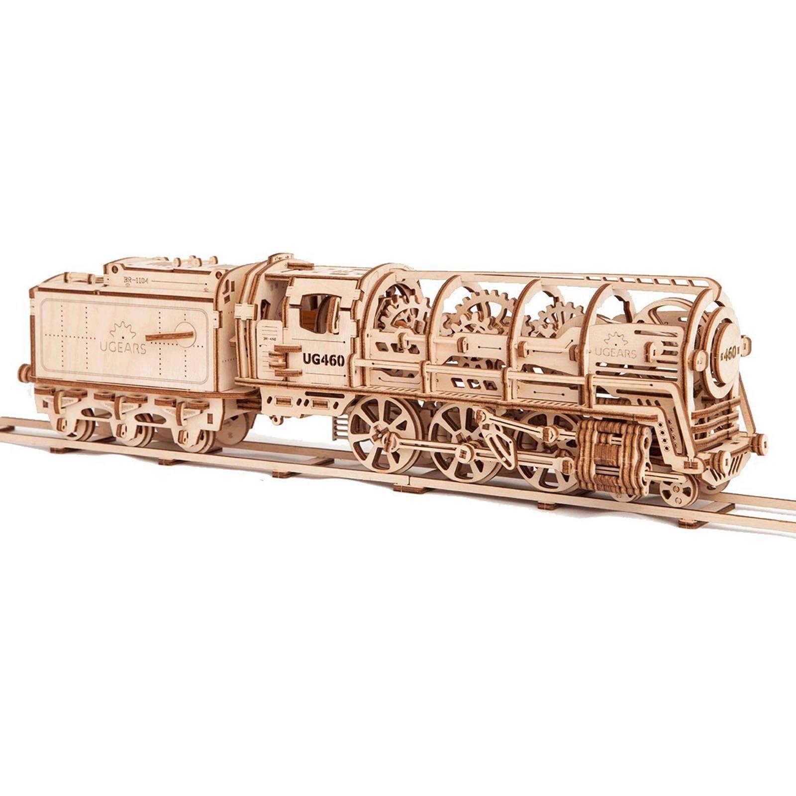 Ugears Locomotive Mechanical 3D Puzzle