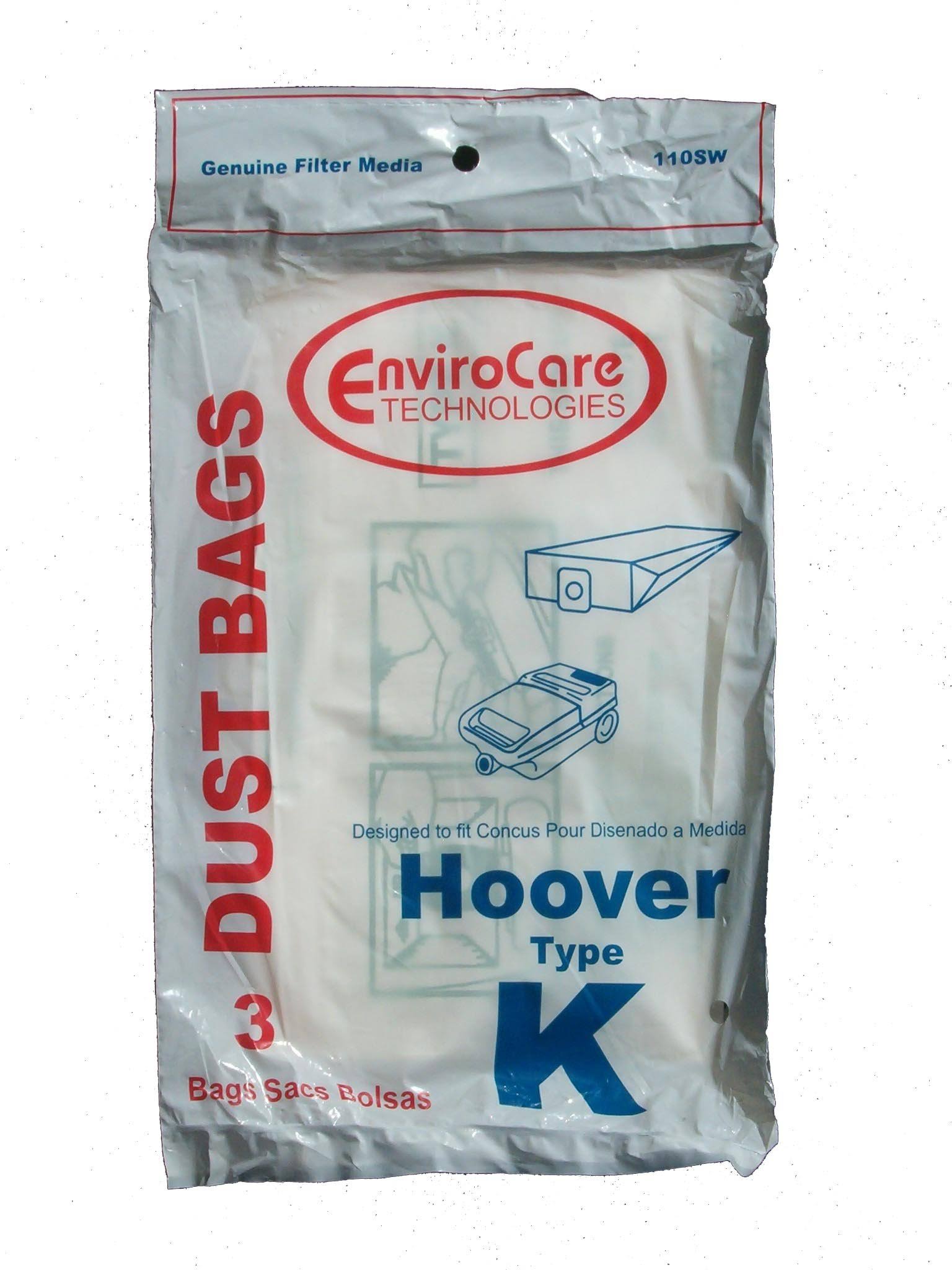 Hoover Type K Vacuum Cleaner Bags - 3 Pack
