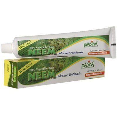 Madina Manina 100 Percent Vegetable Base Neem Advance Toothpaste - 6.42oz