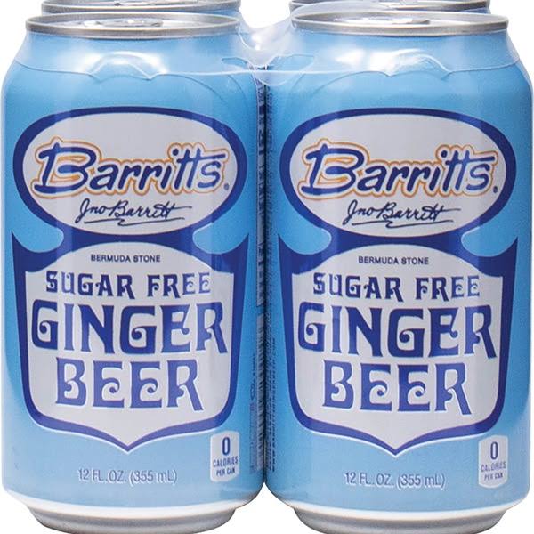 Barritts Bermuda Stone Diet Ginger Beer - 12 fl oz