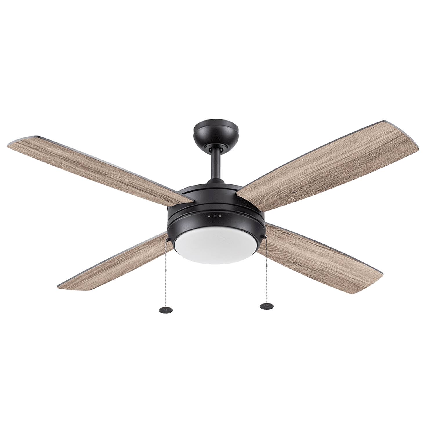 52" Prominence Home Kailani Indoor Modern Ceiling Fan, Matte Black