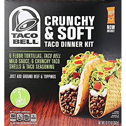 Taco Bell Crunchy and Soft Taco Dinner Kit - 12.77oz