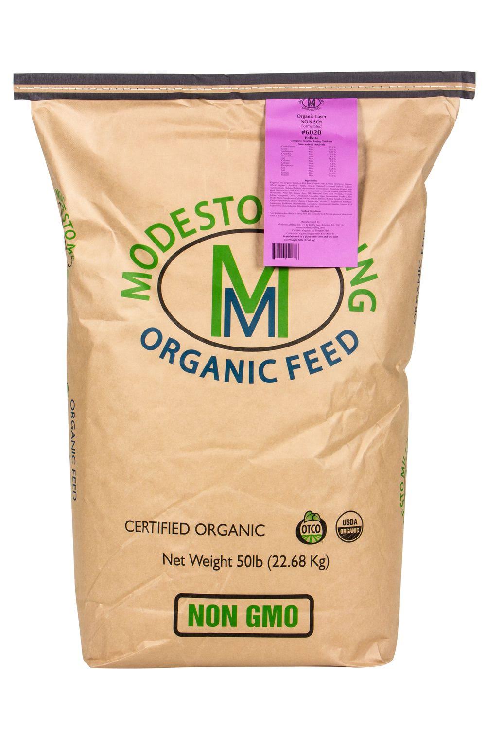 Modesto Milling Soy-Free Organic Layer FEED, 50lb