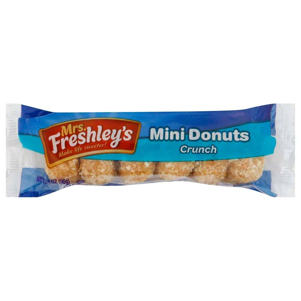 Mrs. Freshley's Crunch Mini Donuts - 6pk