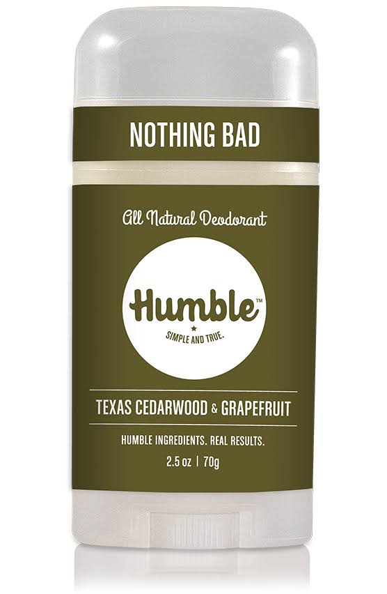Humble Brands Texas Cedarwood & Grapefruit All Natural Deodorant - 2.5 oz