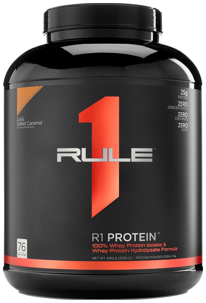Rule 1 Whey Protein Isolate Dietary Supplement - Chocolate Fudge, 76 Servings