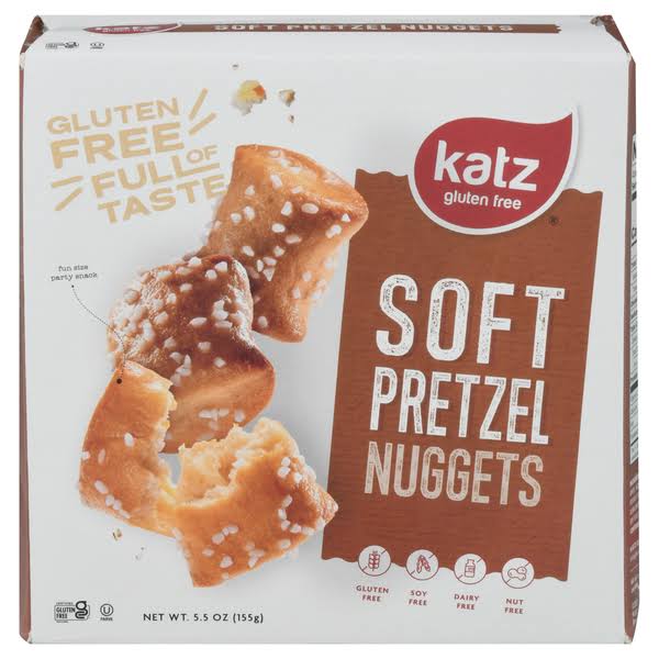 Katz Gluten Free Pretzel Nuggets, Soft - 5.5 oz