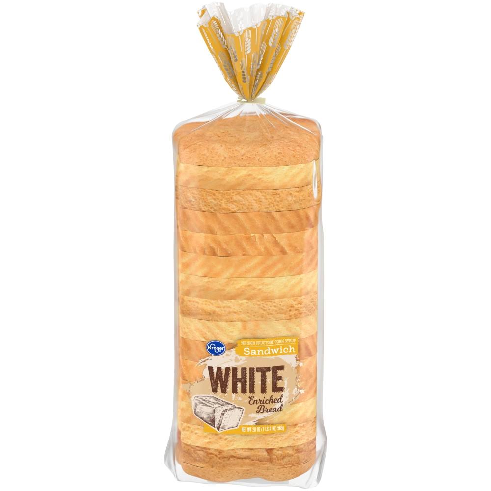 Kroger White Sandwich Bread - 20 oz