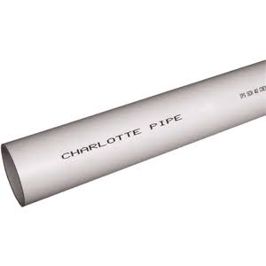 Charlotte Pipe and Foundry Company PVC 04300 0800 3 in. x 20 ft. Schedule 40 Foam Core DWV Pipe