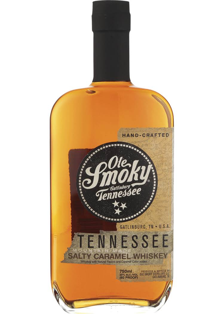 Ole Smoky Whiskey, Salty Caramel, Tennessee - 750 ml