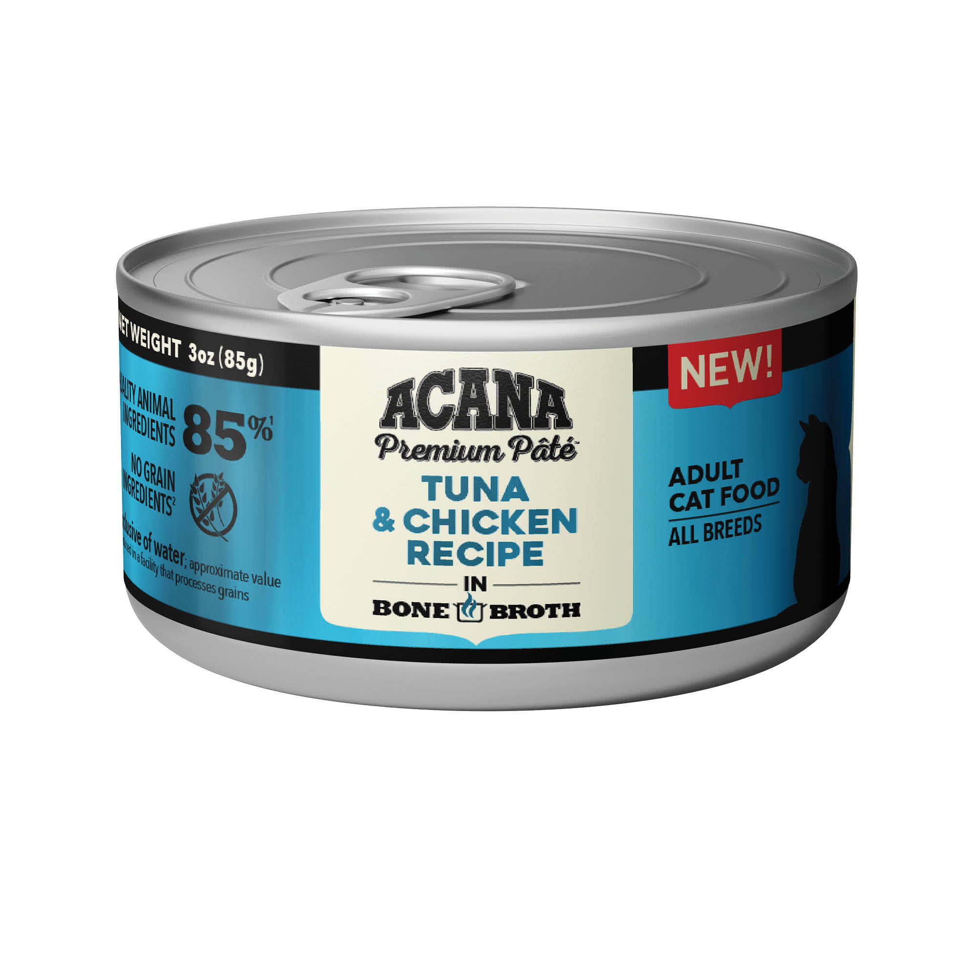 Acana Premium Pate, Tuna & Chicken Recipe Wet Food for Adult Cats