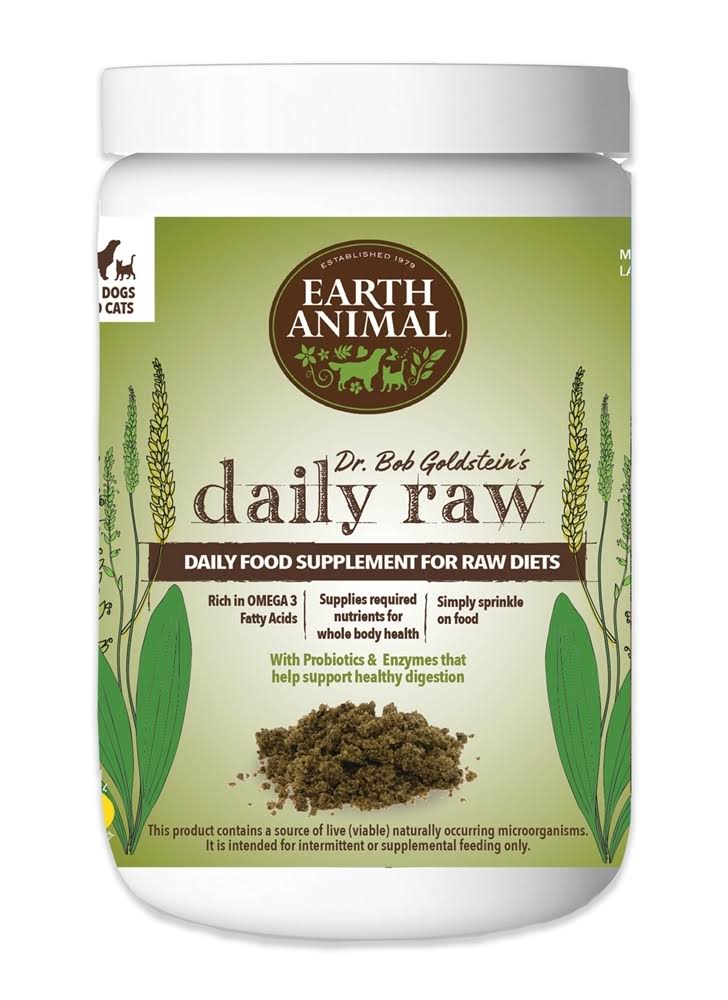 Earth Animal Dog Daily Raw Supplement 1 lb
