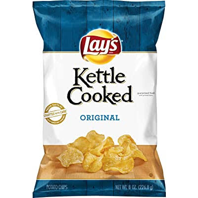 Lay's Kettle Cooked Original Potato Chips - 8oz