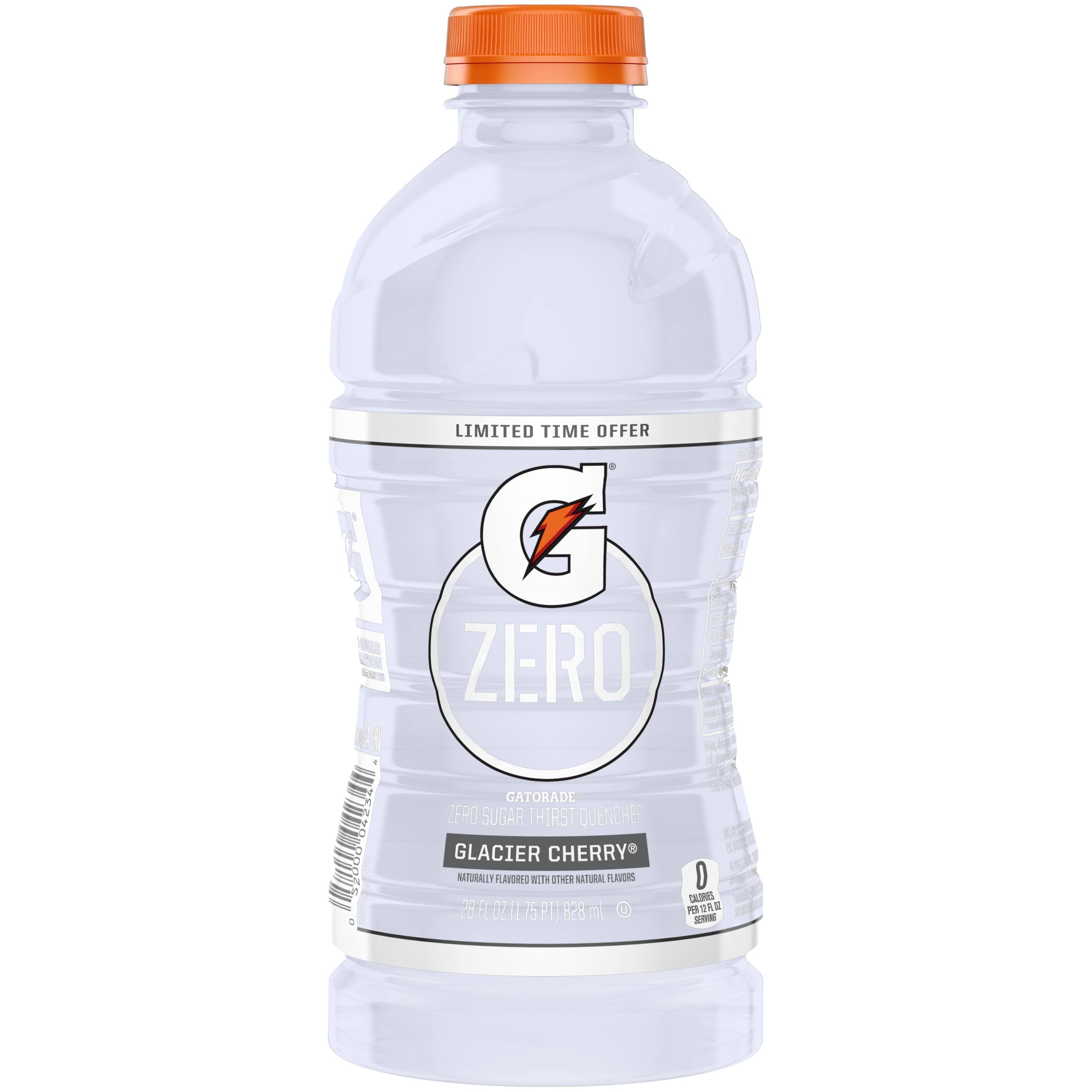 Gatorade Thirst Quencher, Zero Sugar, Glacier Cherry - 28 fl oz