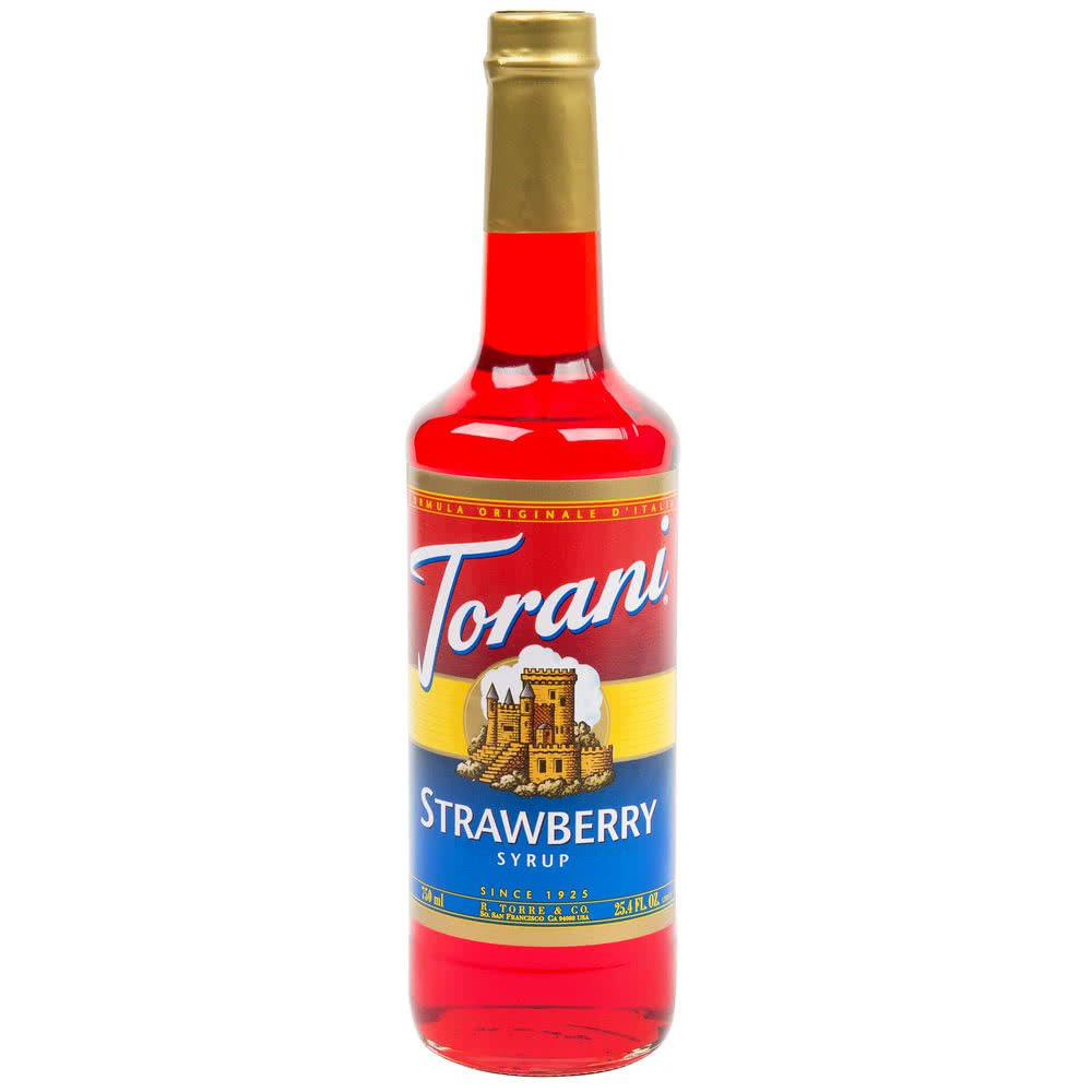 Torani Syrup - Strawberry, 750ml