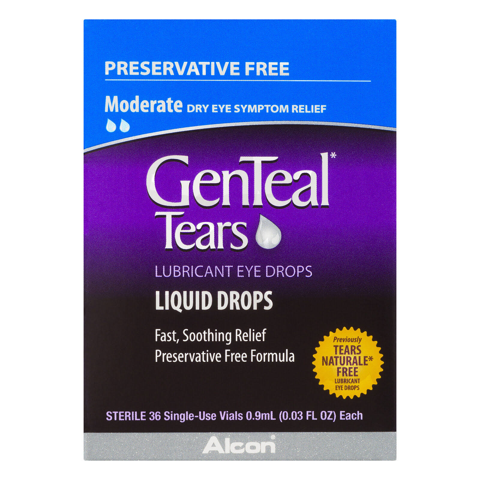 Genteal Tears Lubricant Eye Drops 36 Each by Genteal