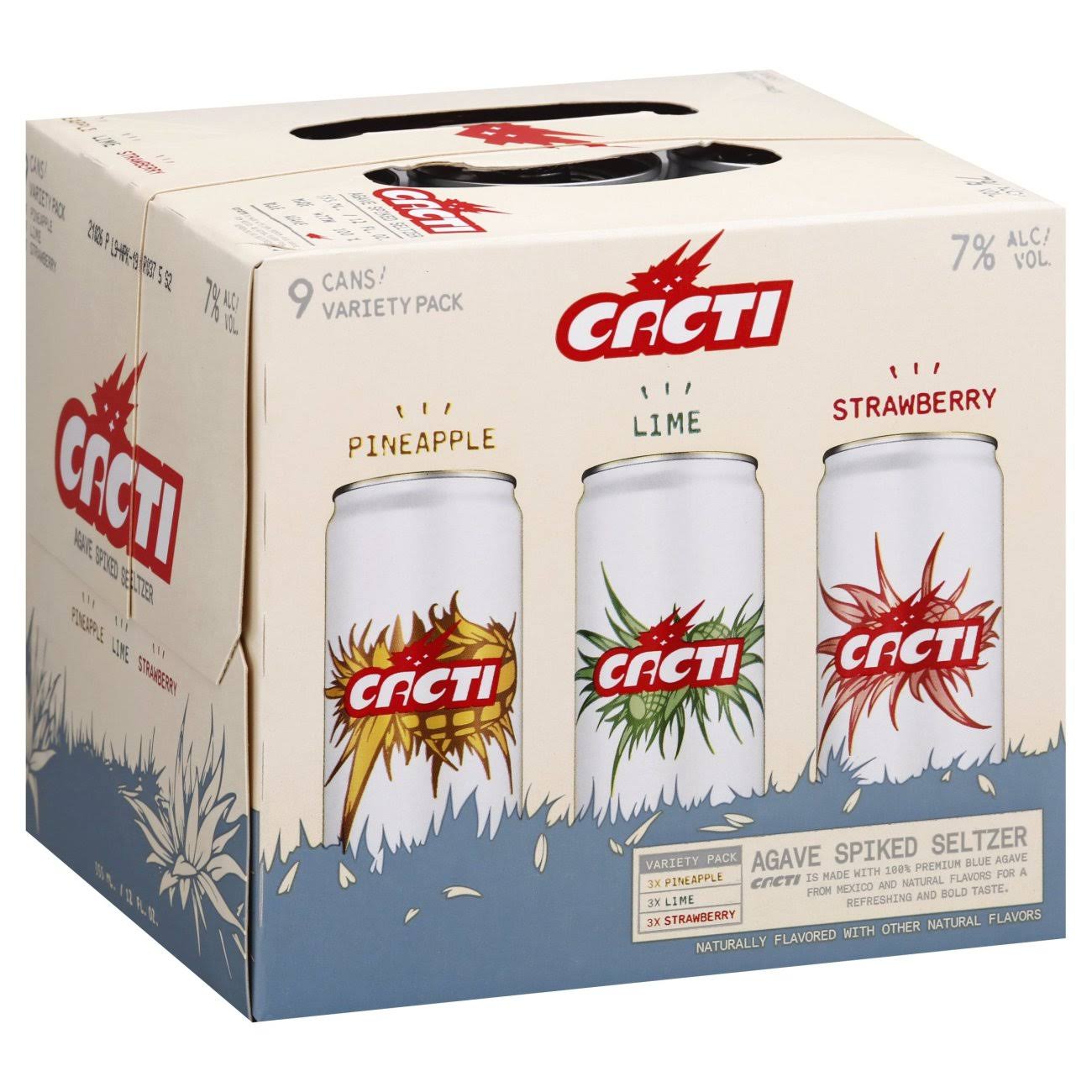 Cacti Spiked Seltzer 18 x 35.5cl Case