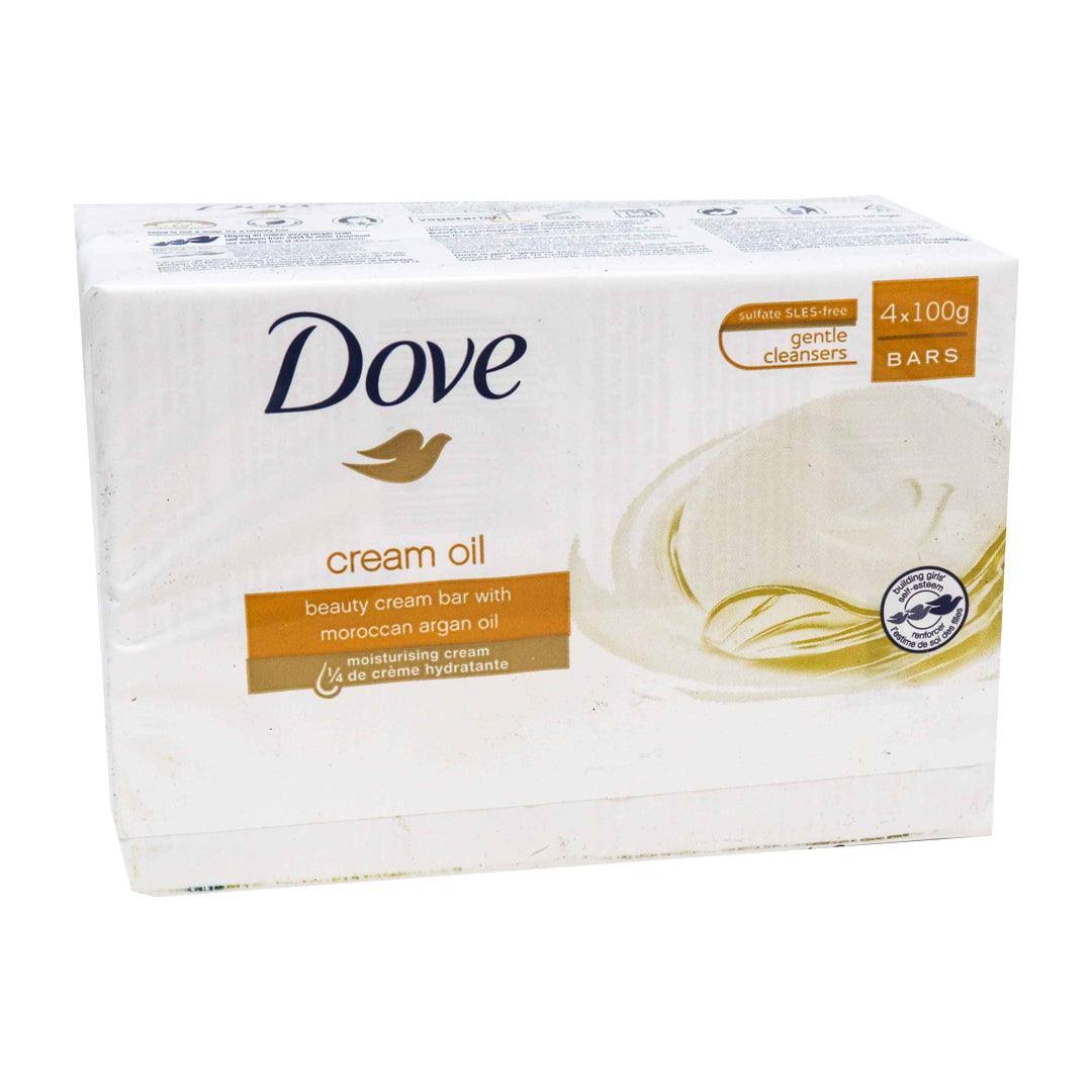 Dove Cream Oil Beauty Bar Soap - 100g, 4pk
