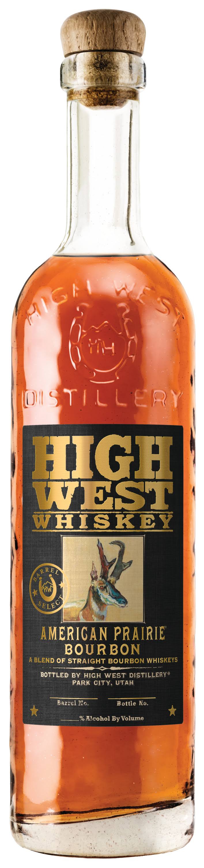 High West Whiskey, Bourbon, American Prairie - 750 ml