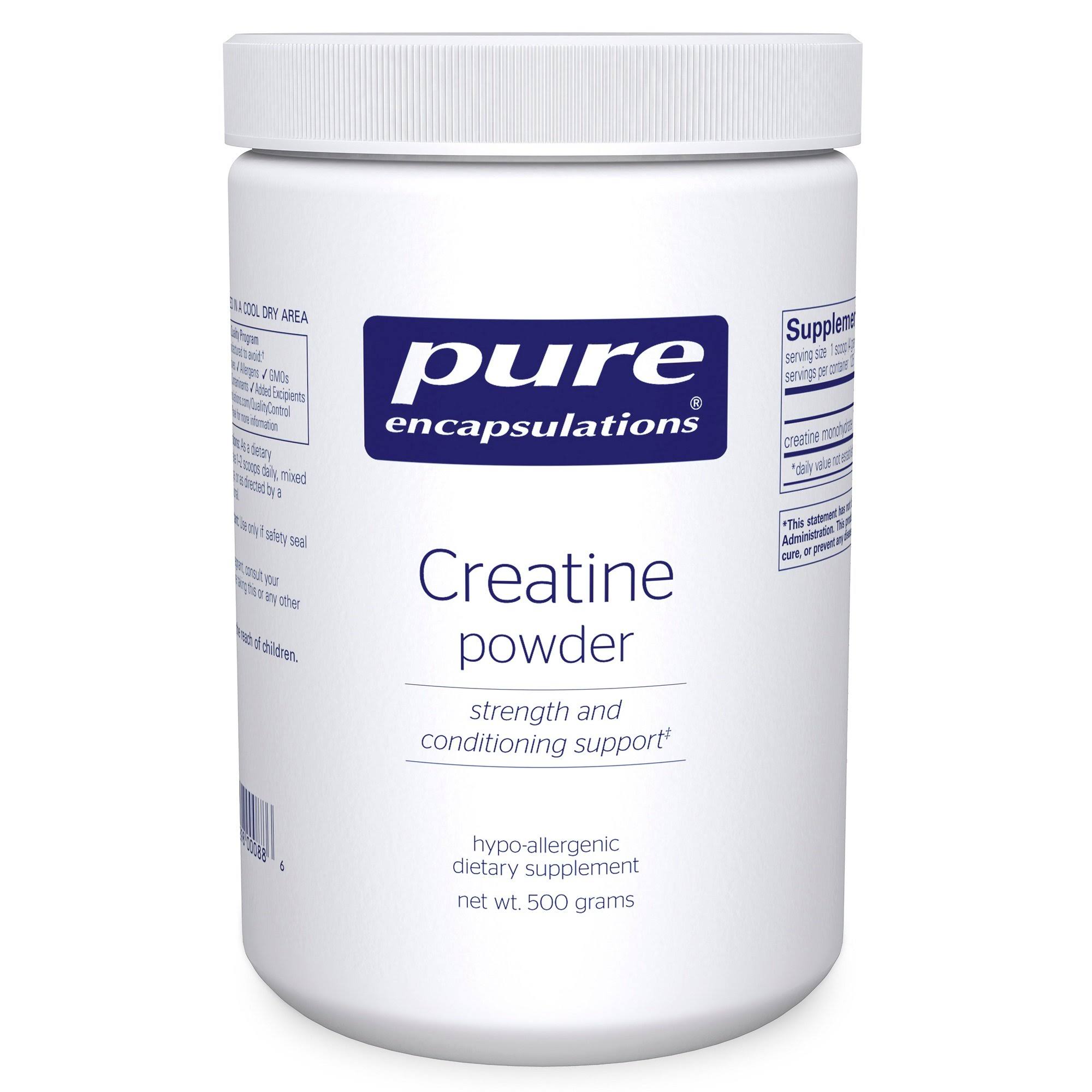 Pure Encapsulations Creatine Powder Supplement - 500g