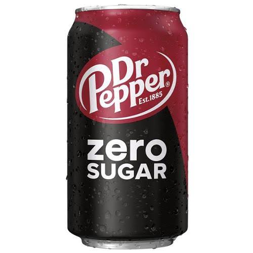 Dr Pepper Zero Can 355ml Exclusive at USA Sweets