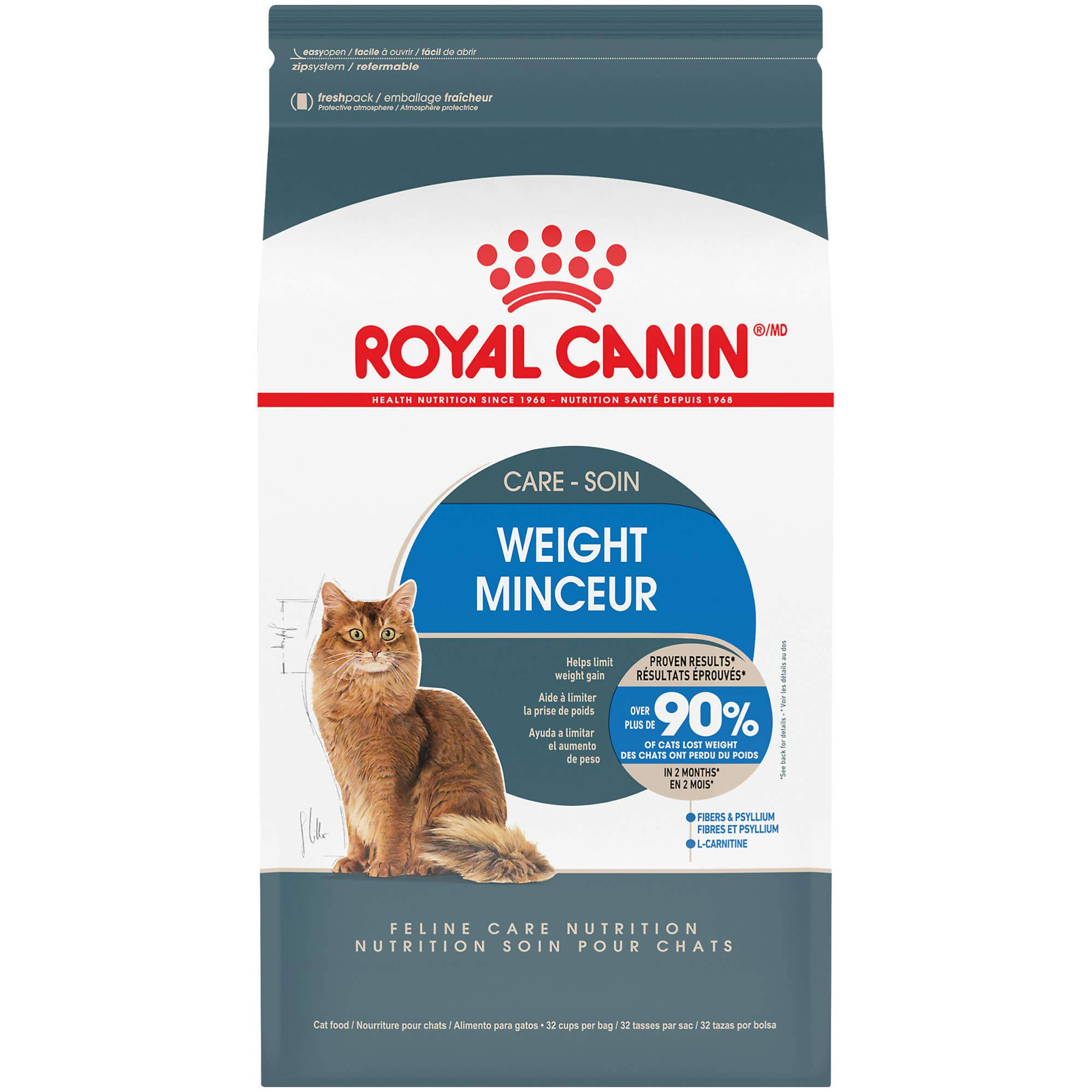 Royal Canin Food Cat Care Weight 14 Lb