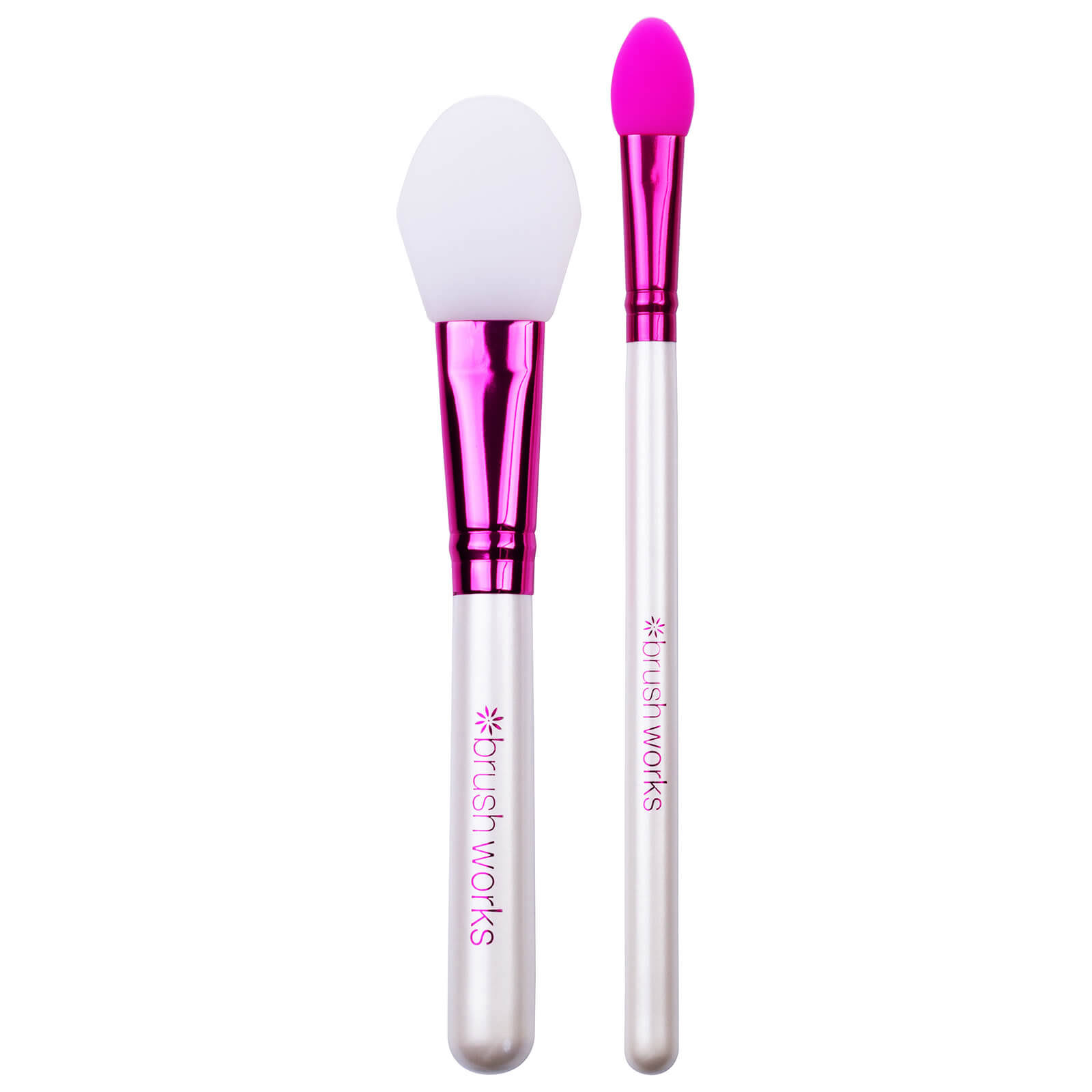 Brushworks Silicone Face Mask Applicators - Twin Pack