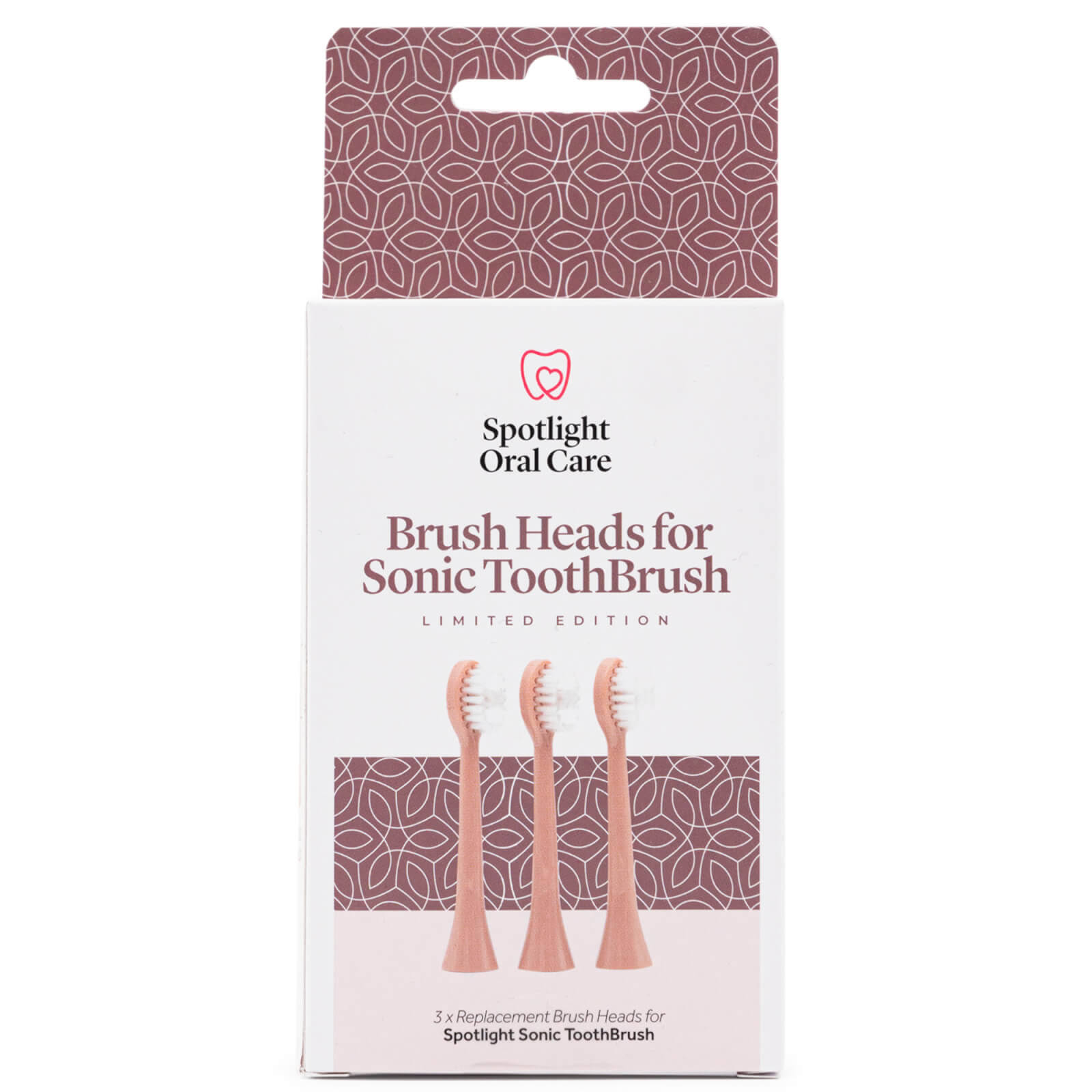 Spotlight Oral Care Replacement Sonic Heads Rose Gold