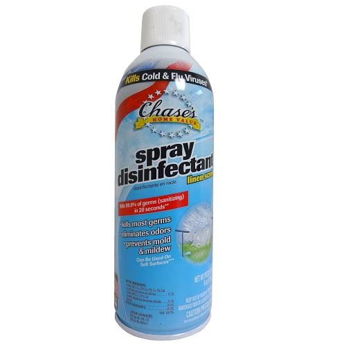 Chases Home Value Disinfectant Spray - Linen, 6oz