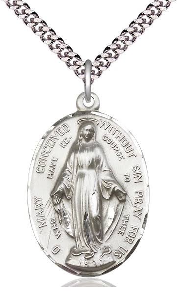 Immaculate Conception Pendant, Bliss, Sterling Silver