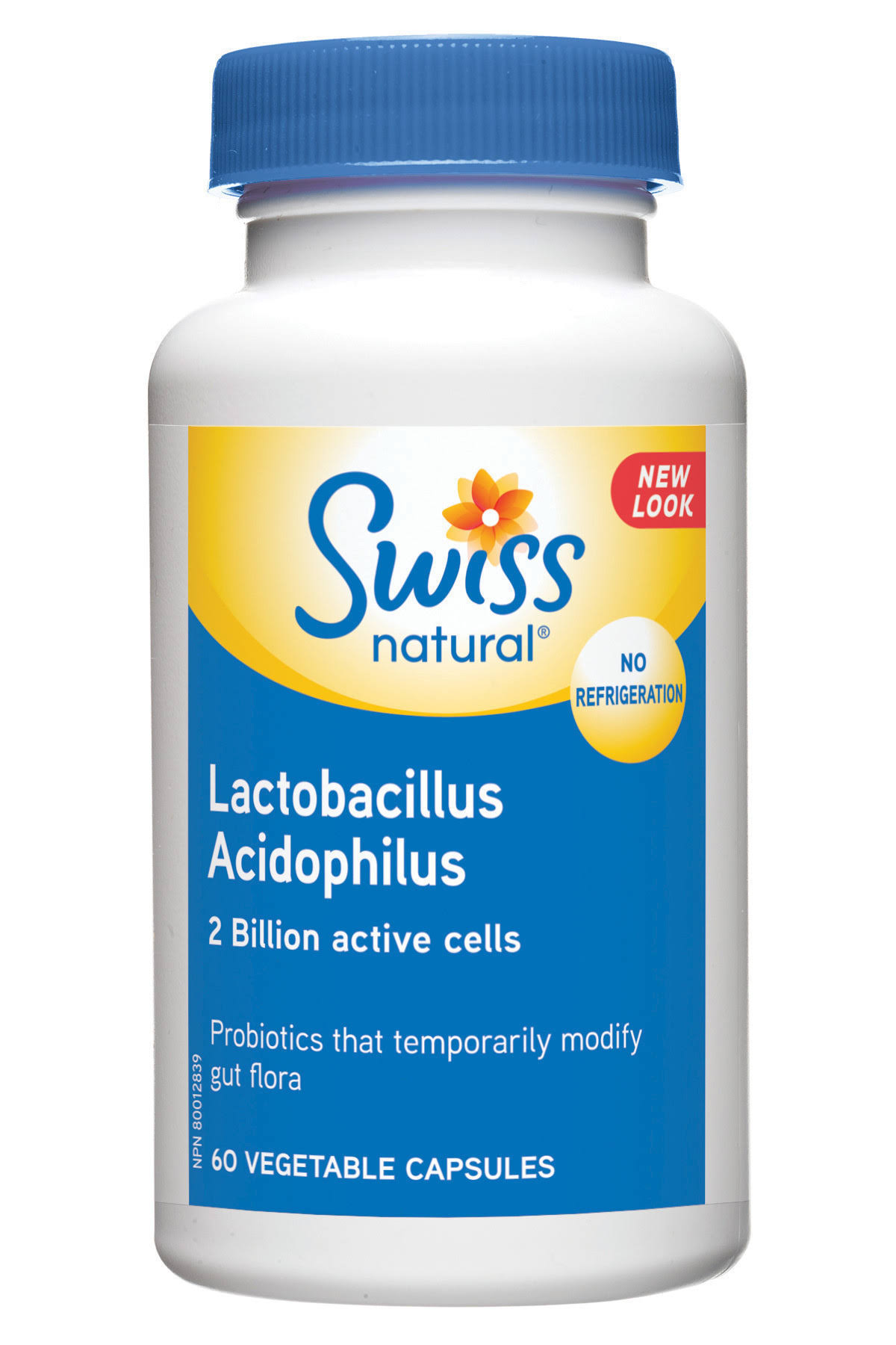 Swiss Natural Lactobacillus Acidophilus - 60ct