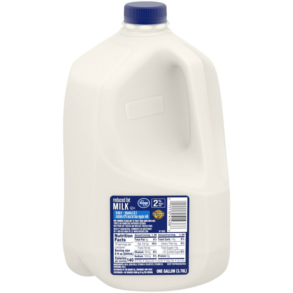 Kroger 2% Reduced Fat Milk - 1 Gal