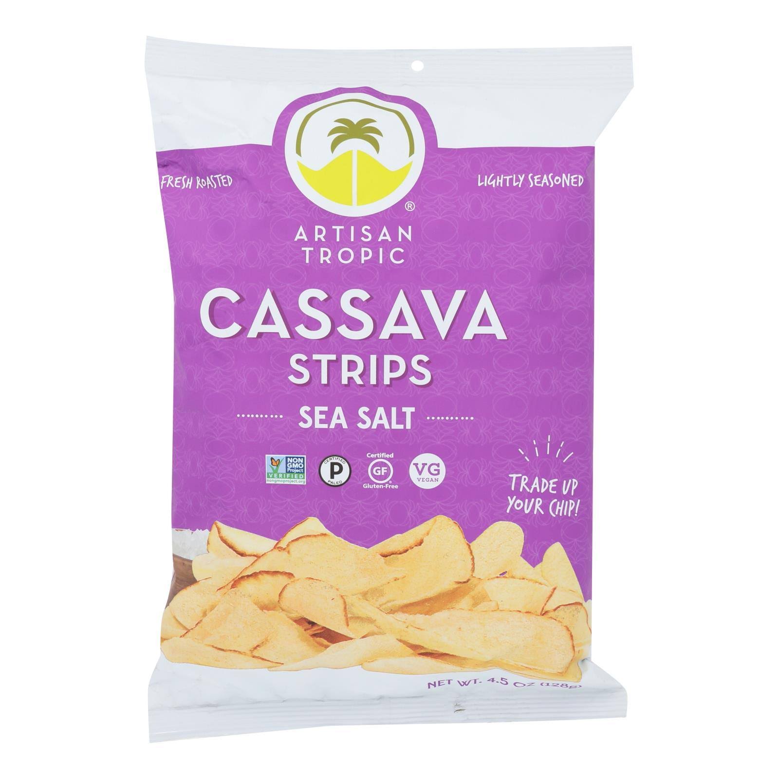 Artisan Tropic: Sea Salt Cassava Strips, 4.5 oz