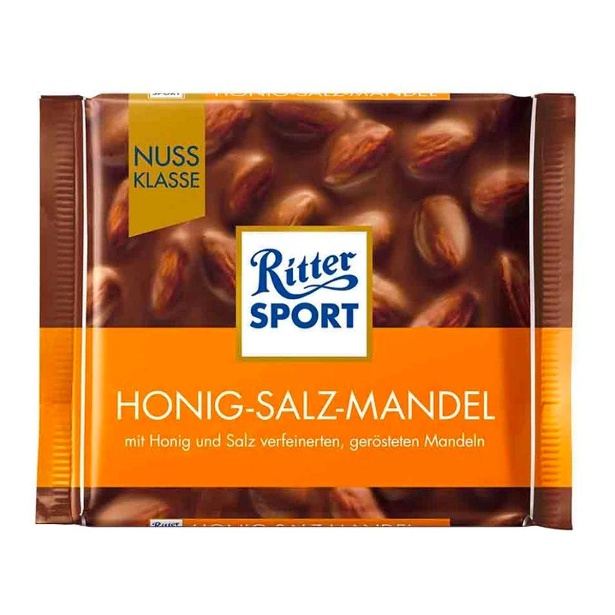 Ritter Sport Almonds - 100g, Honey Salt
