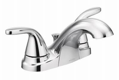 Moen Adler Two Handle Bathroom Faucet - Chrome, 1.2 GPM