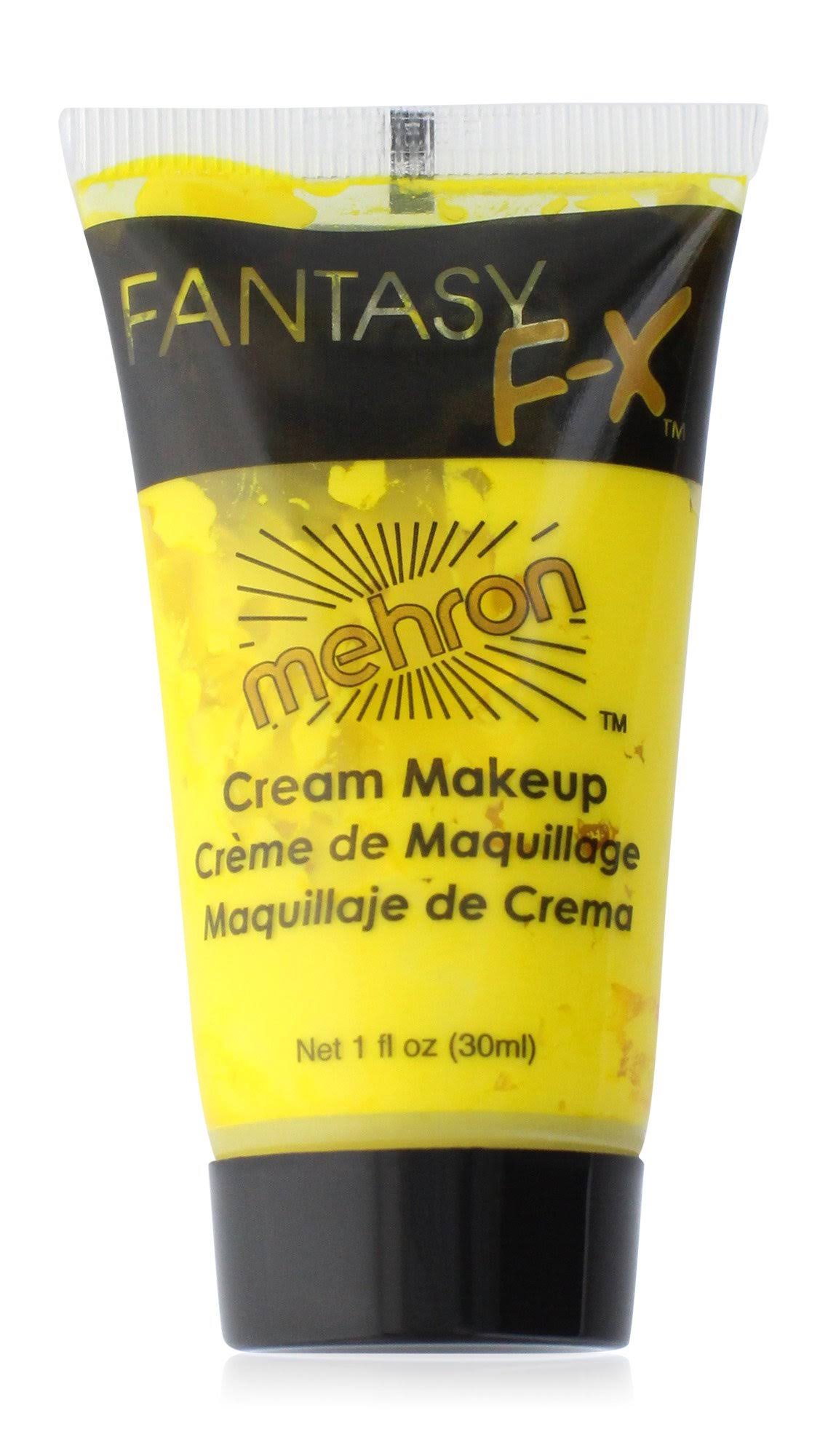 Mehron Fantasy FX Water Base Cream Makeup Face Paint Tube - Yellow