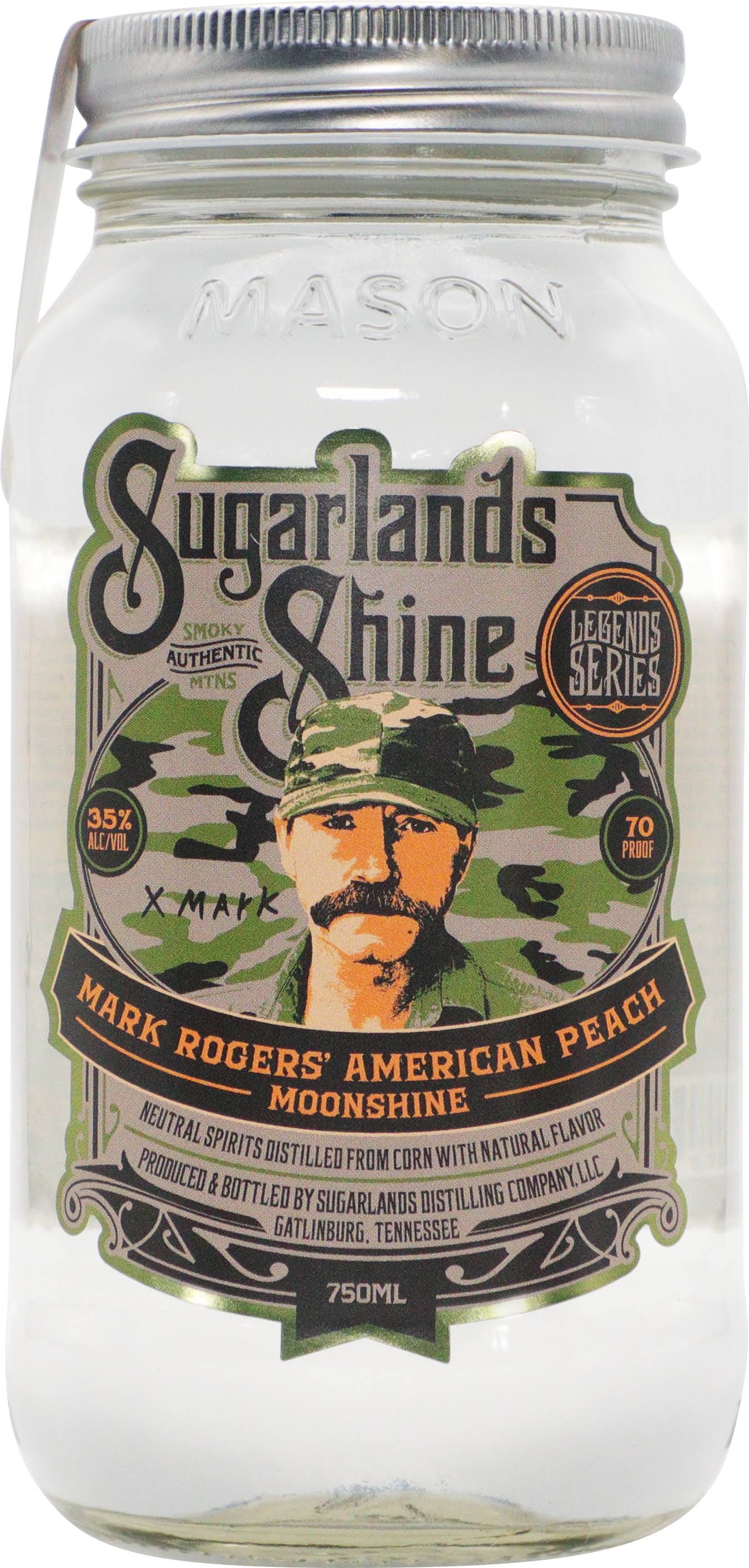 Sugarlands Shine Mark Rogers American Peach Moonshine | 750ml