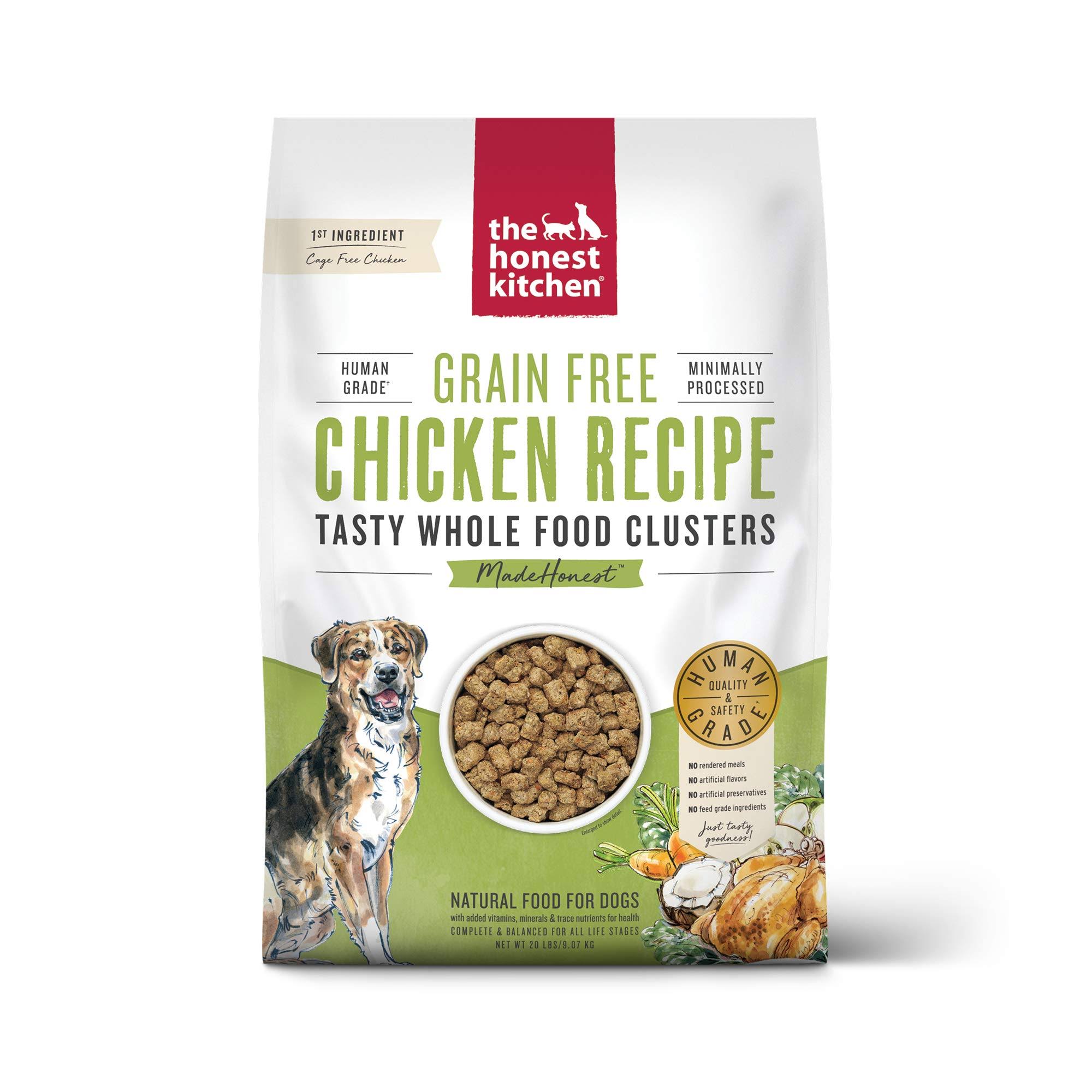 The Honest Kitchen Whole Food Clusters Grain Free Chicken Dog Food, 20-lb