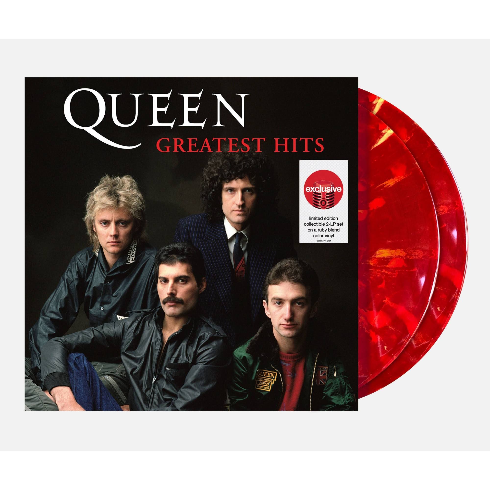 Queen Greatest Hits Limited Ruby Blend Vinyl 2 LP gatefold