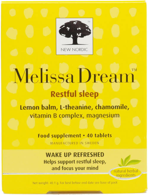 New Nordic Melissa Dream Food Supplement - 20 Tablets