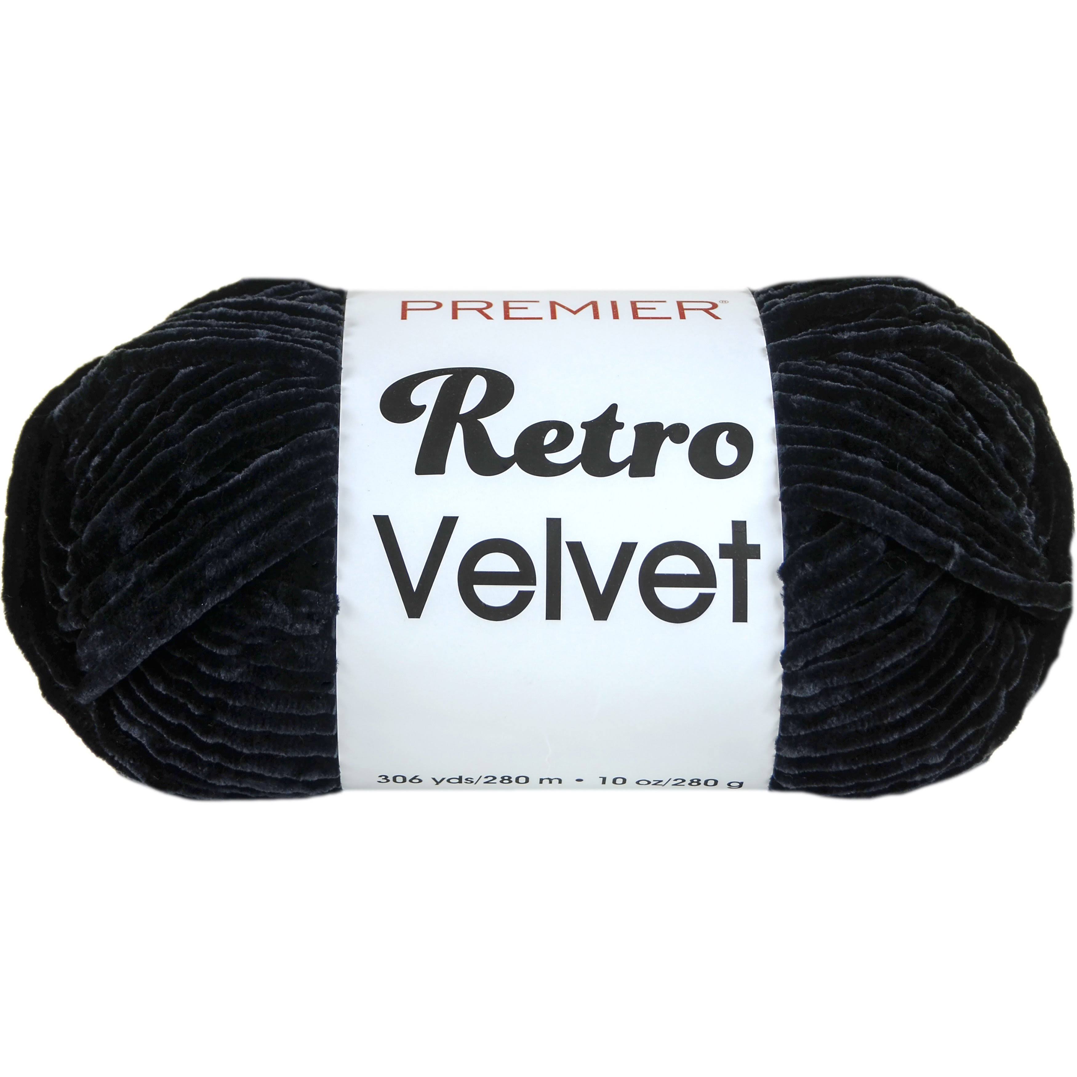 Premier Yarns Retro Velvet - Black (05)