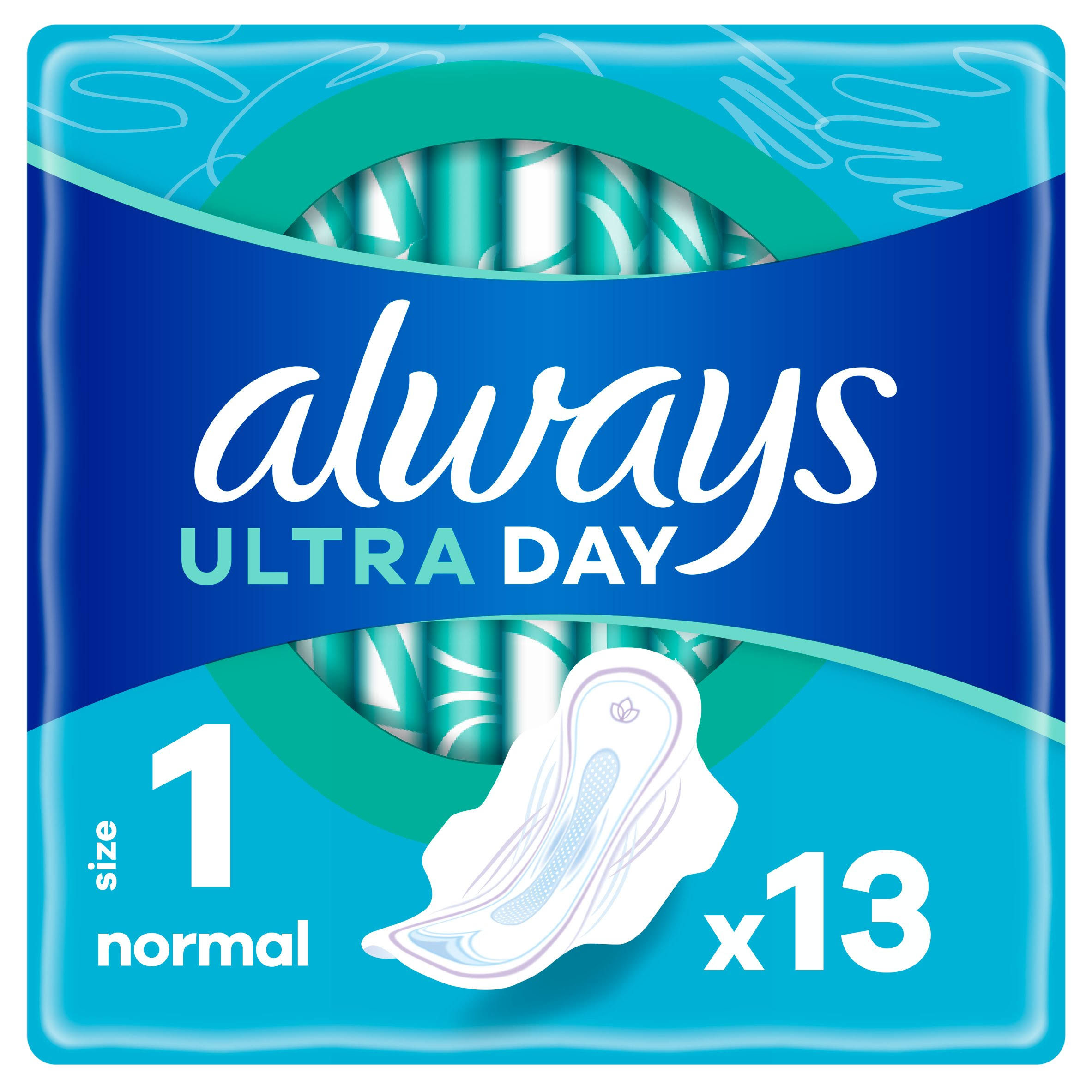Always Ultra Sanitary Towels Normal S1 Wings