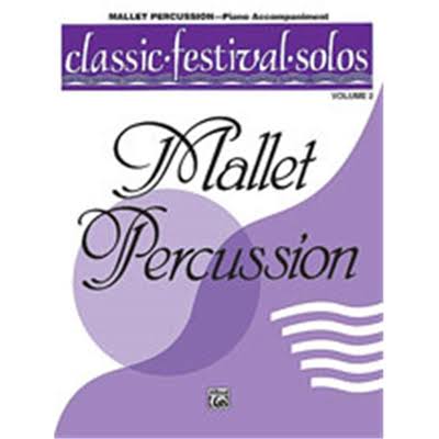 Alfred 00-El03898 Classic Fest Solos V2 Mallet-P Book