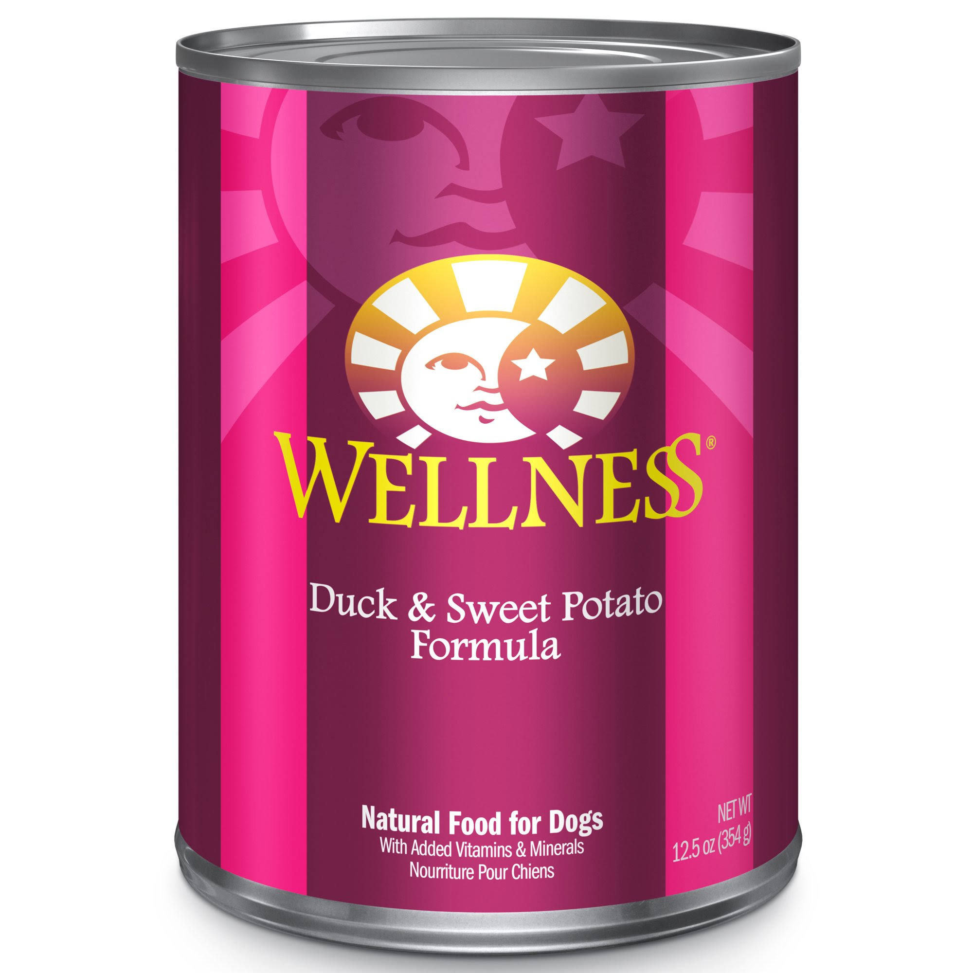 Wellness Adult Dog Wet Food - Duck & Sweet Potato, 354g