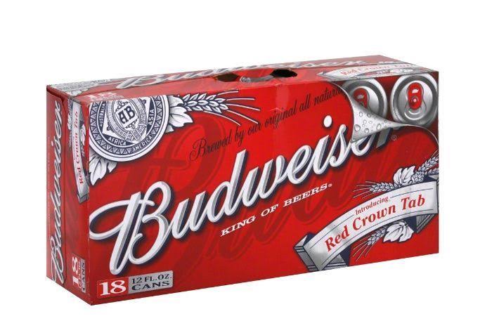 Budweiser American Lager - 18 Cans