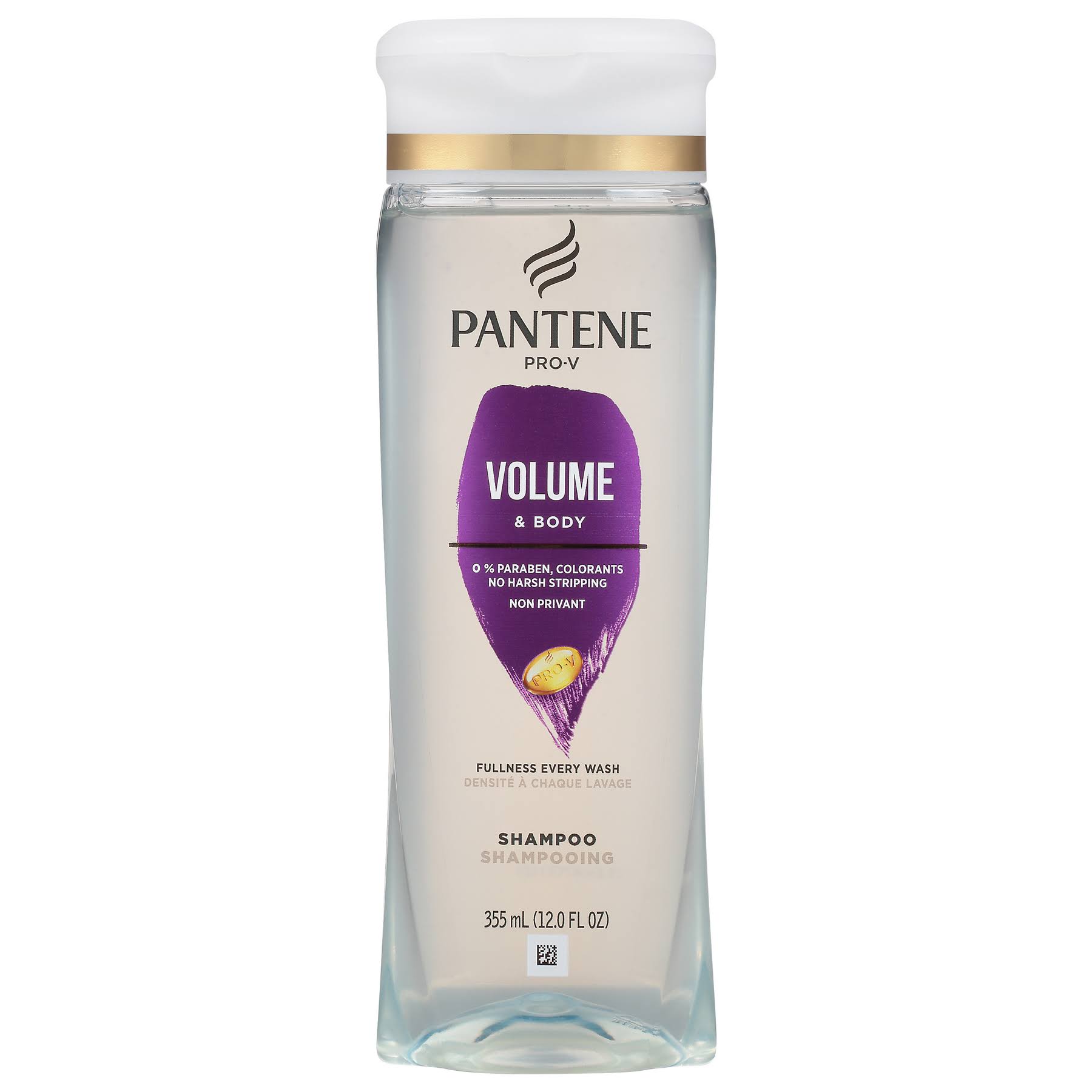 Pantene Pro-V Volume & Body Shampoo 12 oz Bottle
