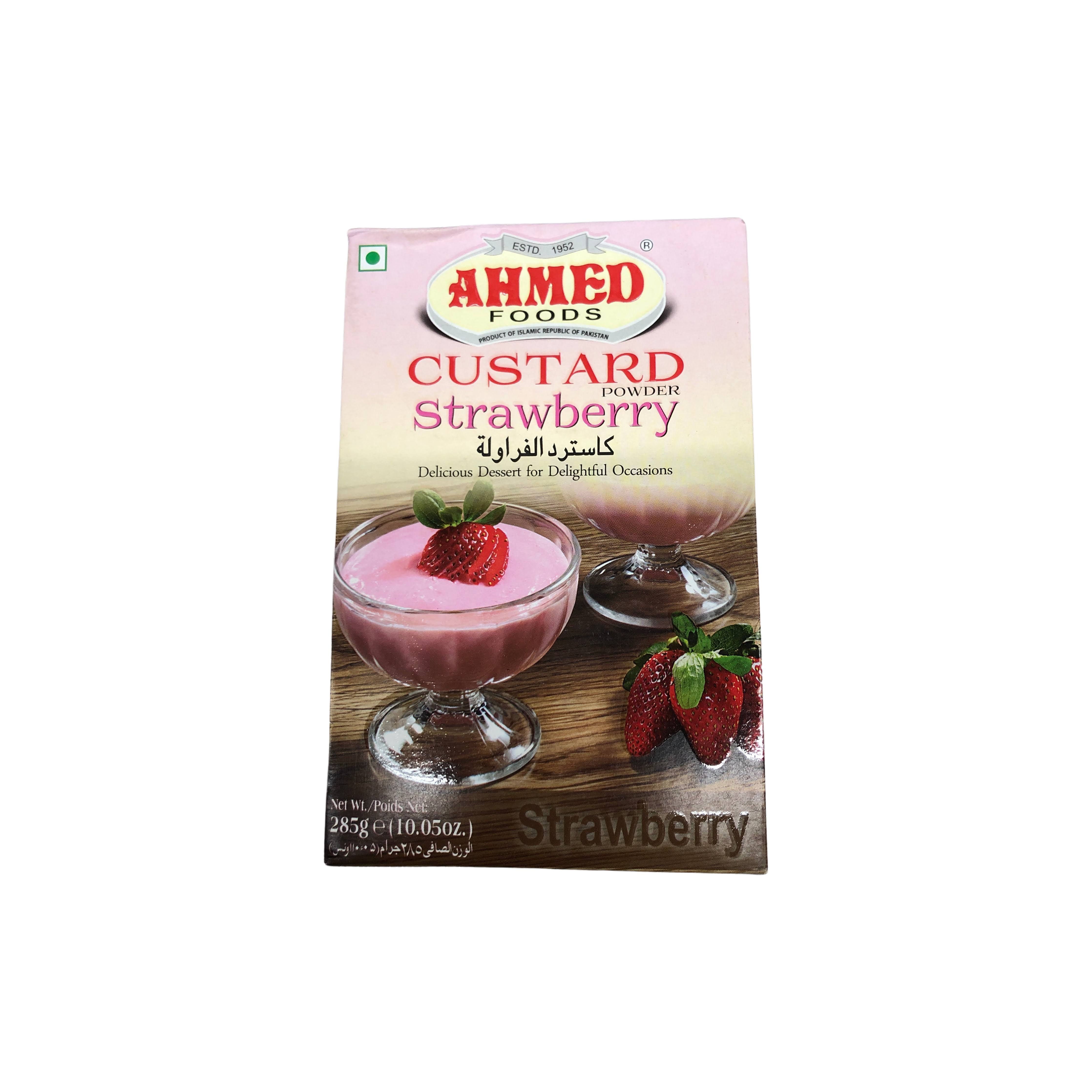Ahmed Foods Strawberry Custard Powder