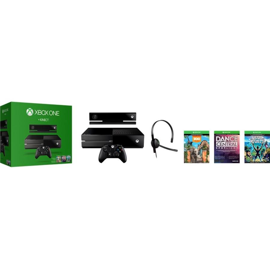 Microsoft Xbox One Console - Black, with Kinect, 500GB