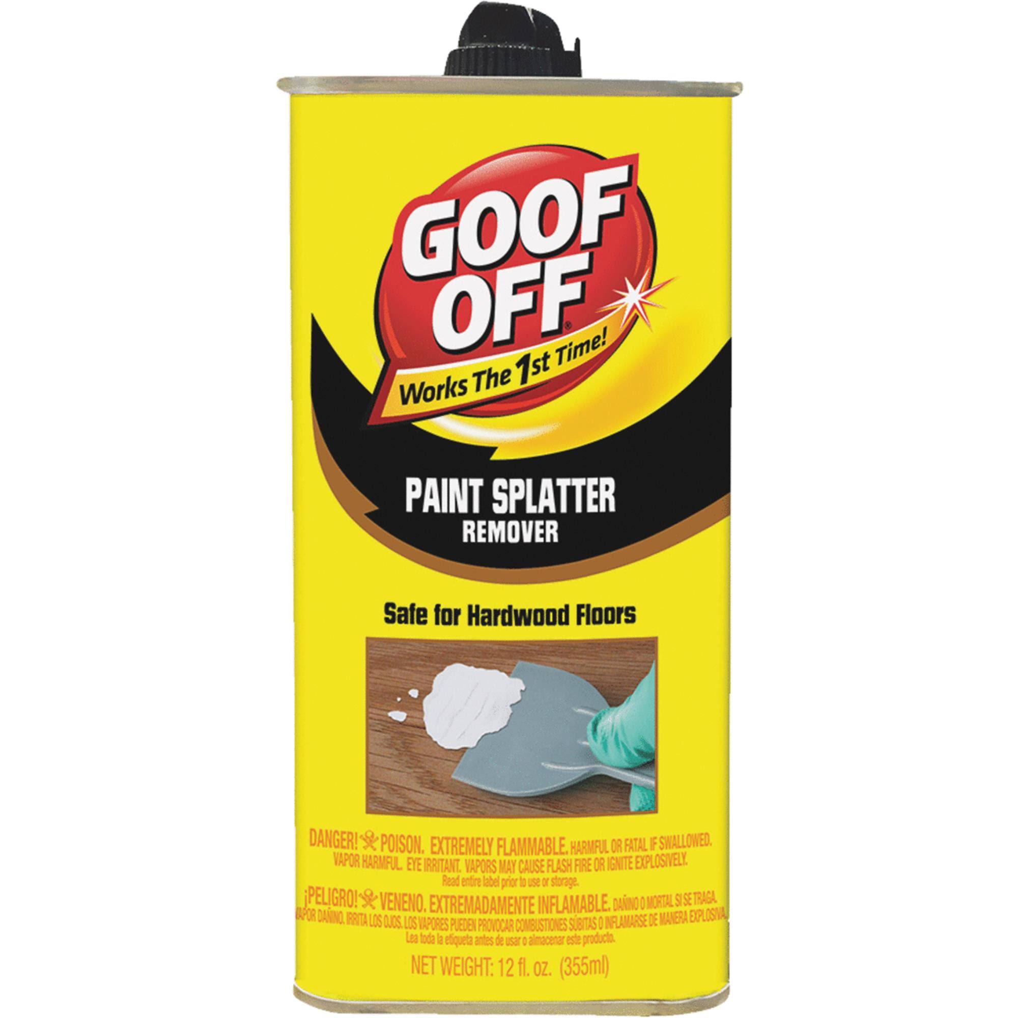 Goof Off for Hardwood Floors Paint Splatter Remover - 12oz